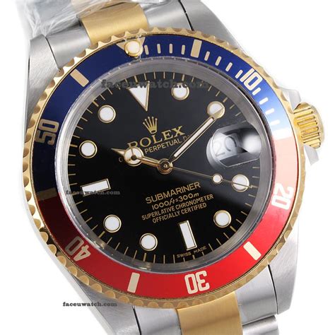 rolex submariner blu e rosso|Rolex Submariner.